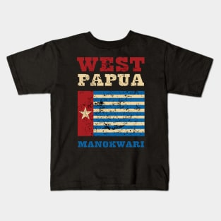 Flag of West Papua Kids T-Shirt